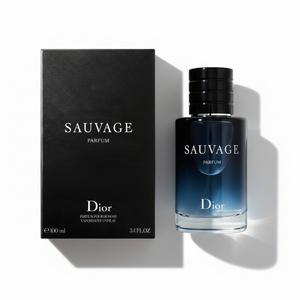 Dior Sauvage Eau de Parfum 100ml with premium black box packaging - men's luxury perfume