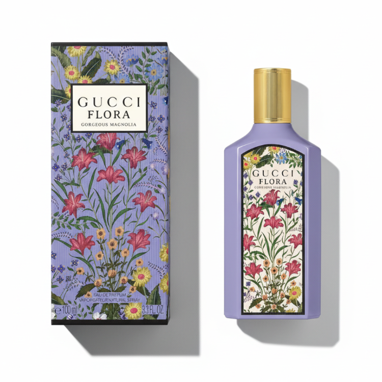 Gucci Flora Gorgeous Magnolia with box
