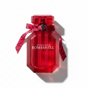 Victoria's Secret Bombshell Intense with red striped box - designer women's perfume 100ml