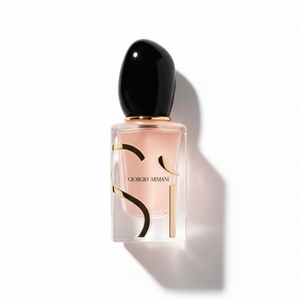 Giorgio Armani Si Eau de Parfum 100ml - elegant frosted glass bottle with black cap, luxury women's fragrance