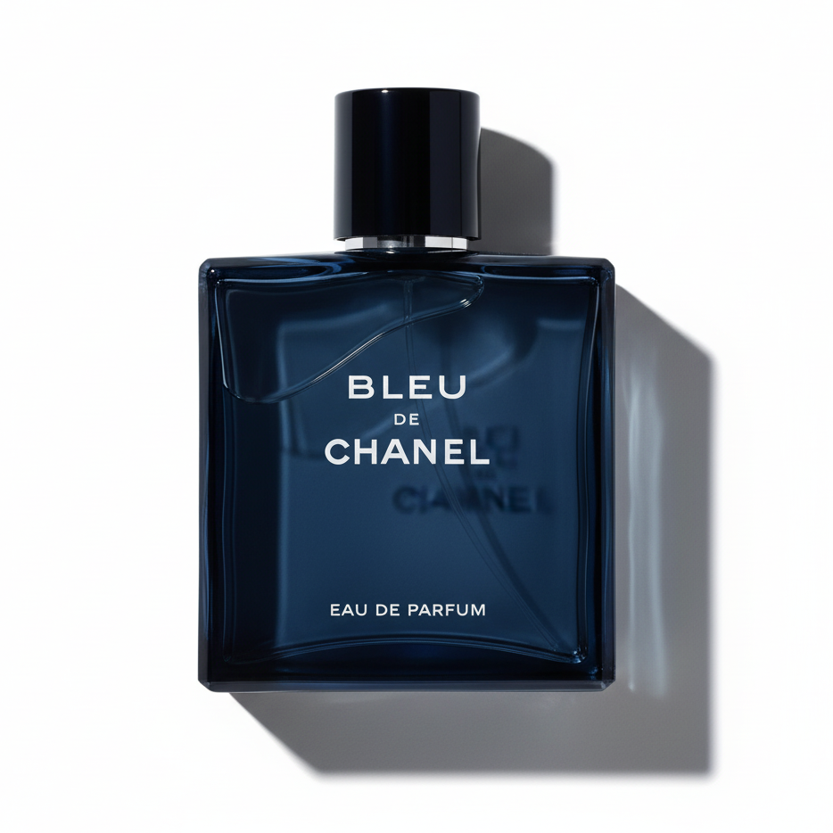 Bleu de Chanel Eau de Parfum 100ml bottle and box - luxury men's fragrance