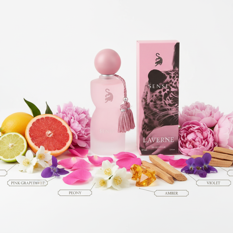 Sense Laverne Fragrance Notes Visualization