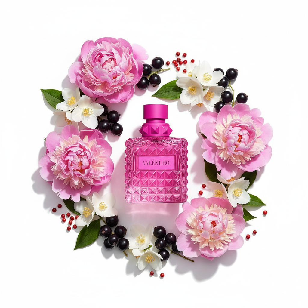 Valentino Pink PP Laying on Fragrance Notes