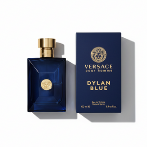 Versace Dylan Blue Pour Homme with luxury navy blue packaging box